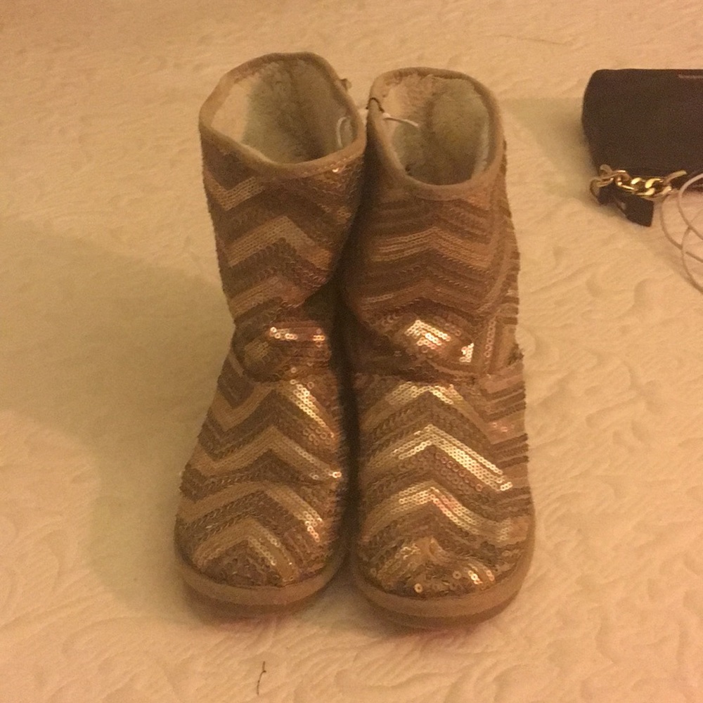 Justice gold boots